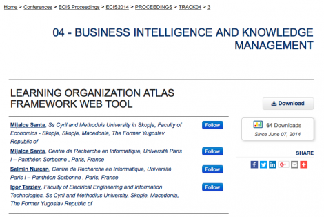 Learning Organization Atlas Framework Web Tool